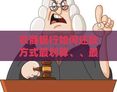 农商银行如何还款方式最划算、、最快，以及是否可以更改？