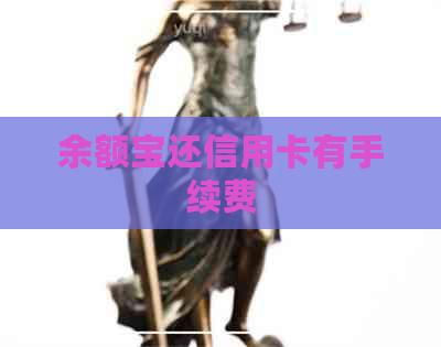 余额宝还信用卡有手续费