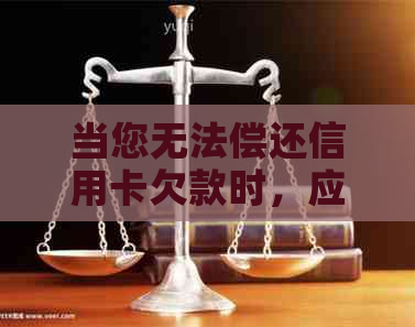 当您无法偿还信用卡欠款时，应该采取哪些措？