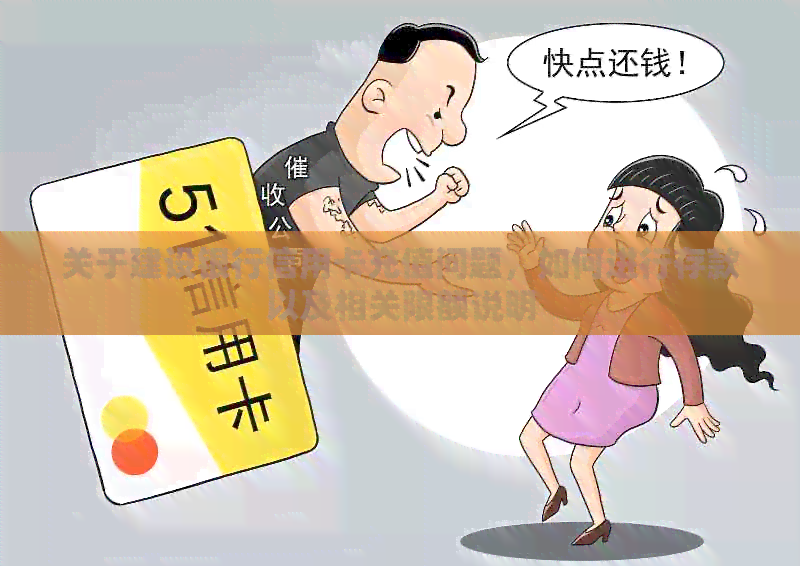 关于建设银行信用卡充值问题，如何进行存款以及相关限额说明