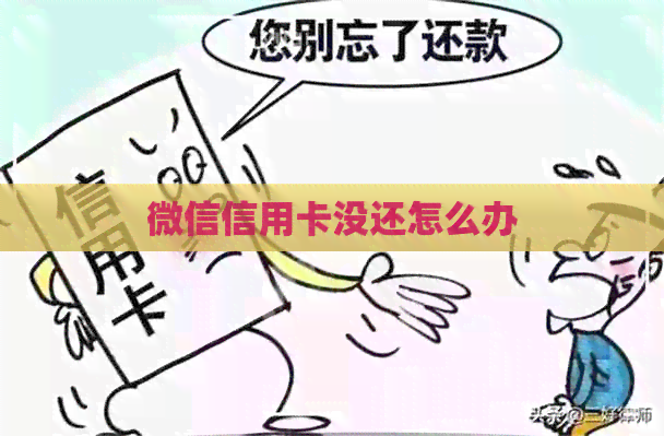 微信信用卡没还怎么办