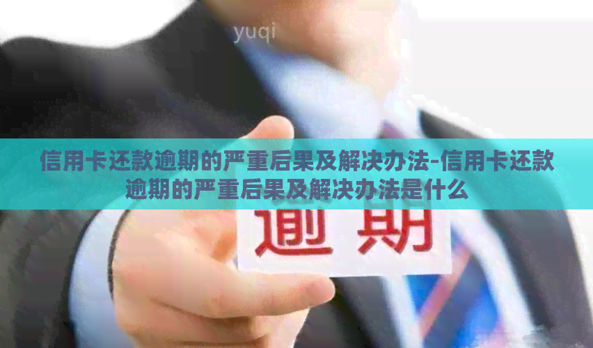 信用卡还款逾期的严重后果及解决办法-信用卡还款逾期的严重后果及解决办法是什么