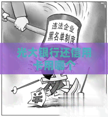 光大银行还信用卡用哪个