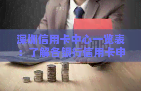 深圳信用卡中心一览表：了解各银行信用卡申请、额度、优等全方位信息