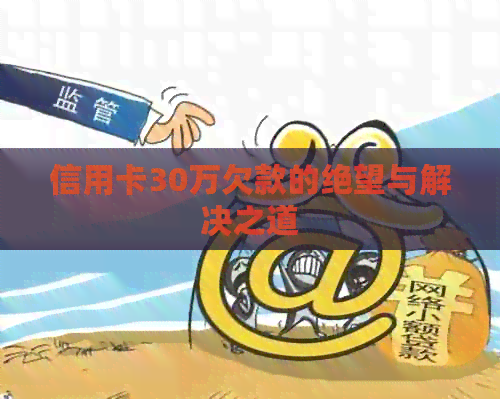信用卡30万欠款的绝望与解决之道