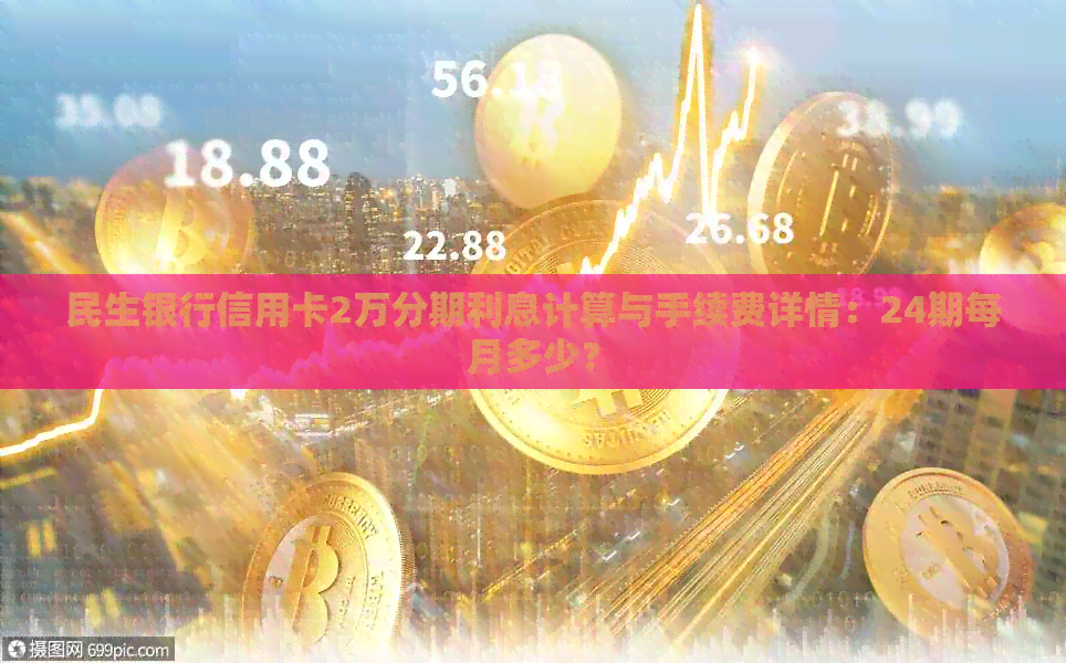 民生银行信用卡2万分期利息计算与手续费详情：24期每月多少？