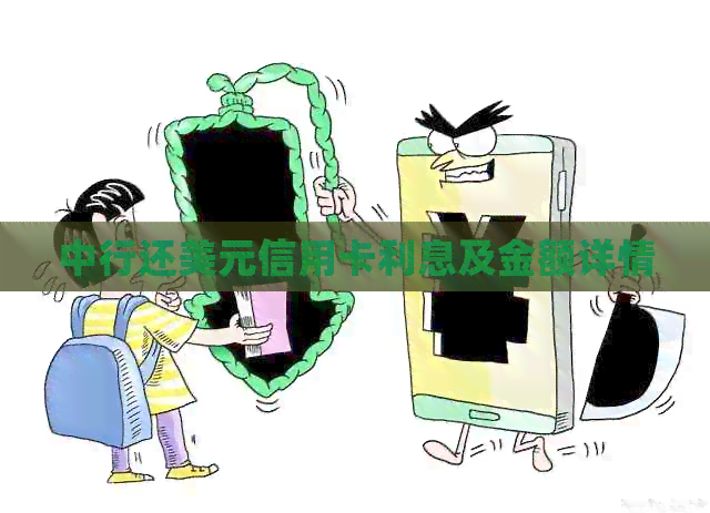 中行还美元信用卡利息及金额详情