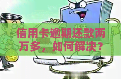 信用卡逾期还款两万多，如何解决？