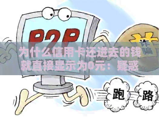 为什么信用卡还进去的钱就直接显示为0元：疑惑与解决