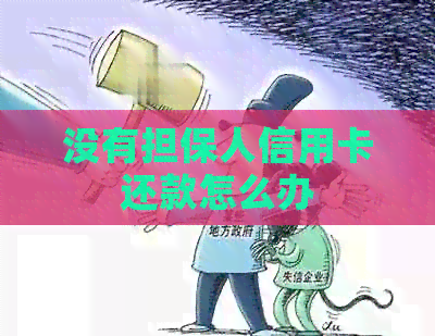 没有担保人信用卡还款怎么办