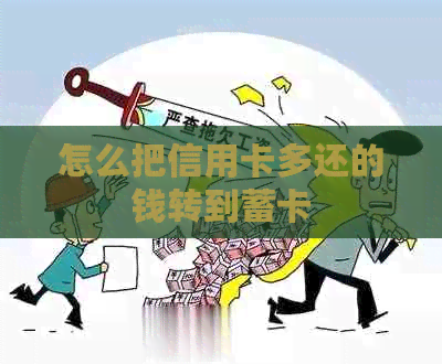 怎么把信用卡多还的钱转到蓄卡