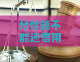 分付能不能还信用卡还款及分期付款问题
