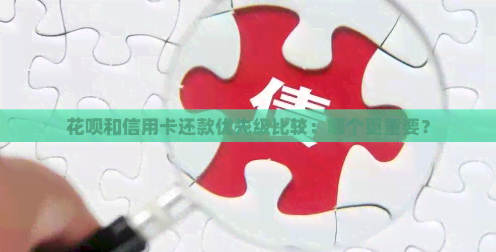 信用卡和信用卡还款优先级比较：哪个更重要？