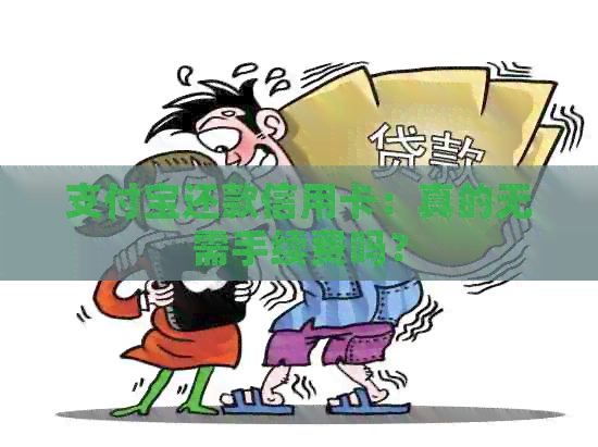 支付宝还款信用卡：真的无需手续费吗？