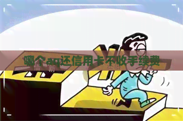 哪个aq还信用卡不收手续费