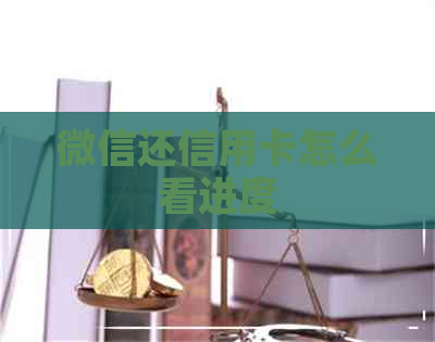微信还信用卡怎么看进度