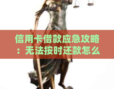 信用卡借款应急攻略：无法按时还款怎么办？