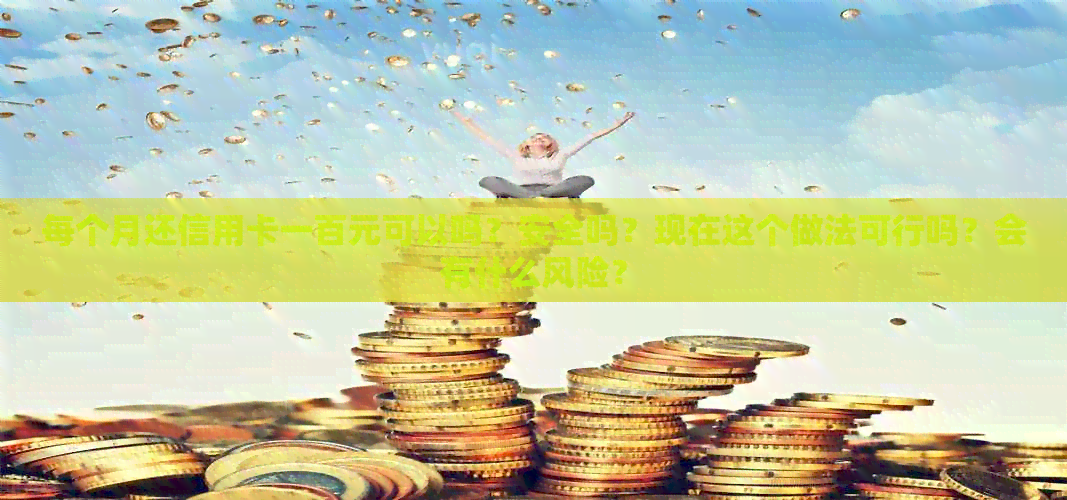 每个月还信用卡一百元可以吗？安全吗？现在这个做法可行吗？会有什么风险？