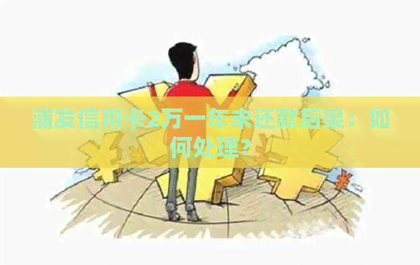 浦发信用卡2万一年未还款后果：如何处理？
