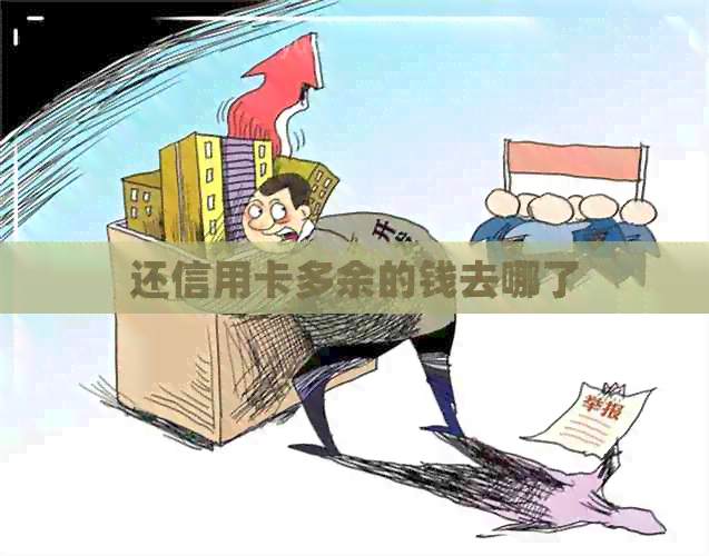 还信用卡多余的钱去哪了