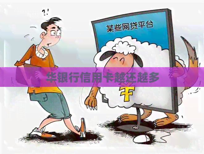 华银行信用卡越还越多