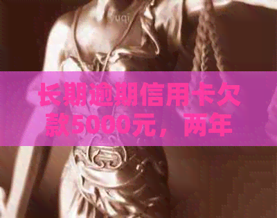 长期逾期信用卡欠款5000元，两年不还款将引发什么后果？