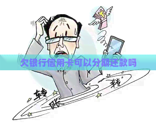 欠银行信用卡可以分期还款吗