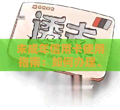 未成年信用卡使用指南：如何办理、安全性及可能的风险