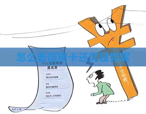 怎么看信用卡还完没完呢