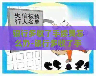 银行多收了手续费怎么办-银行多收了手续费怎么办理
