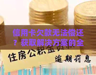 信用卡欠款无法偿还？获取解决方案的全方位指南！