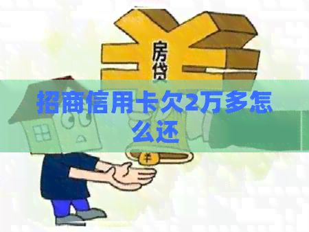 招商信用卡欠2万多怎么还