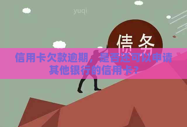 信用卡欠款逾期,是否还可以申请其他银行的信用卡?