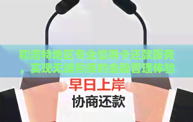 和浩特地区专业信用卡还款服务，实现无缝衔接的金融管理体验