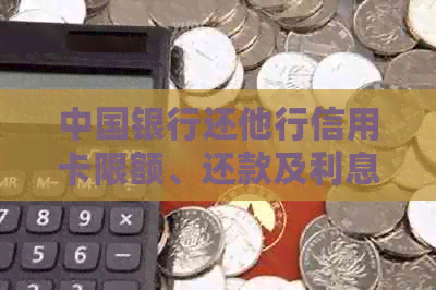 中国银行还他行信用卡限额、还款及利息查询