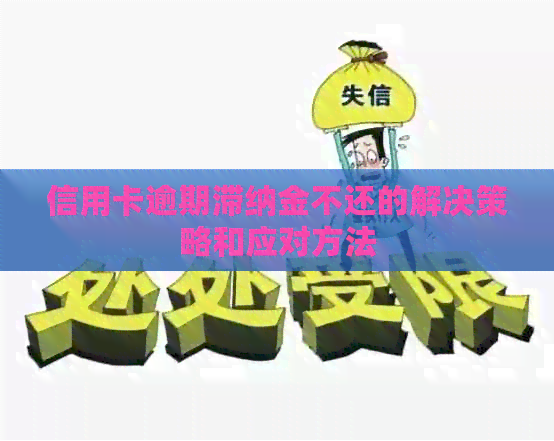 信用卡逾期滞纳金不还的解决策略和应对方法