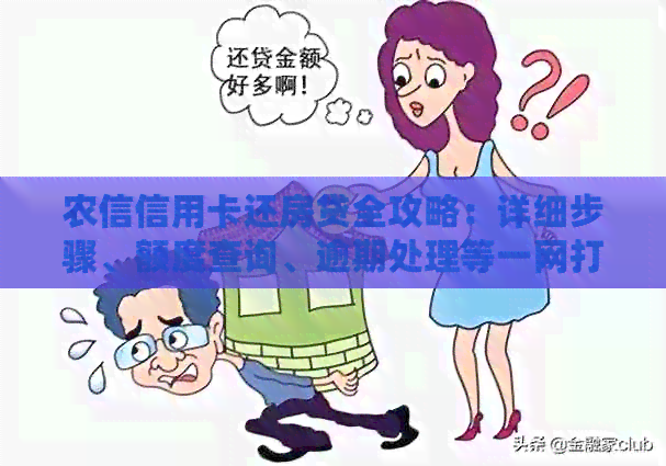 农信信用卡还房贷全攻略：详细步骤、额度查询、逾期处理等一网打尽！