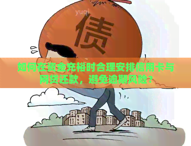 如何在资金充裕时合理安排信用卡与网贷还款，避免逾期风险？