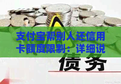 支付宝帮别人还信用卡额度限制：详细说明与解决方案