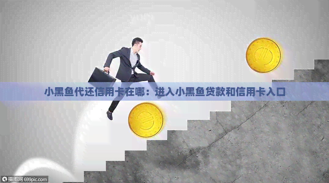 小黑鱼代还信用卡在哪：进入小黑鱼贷款和信用卡入口