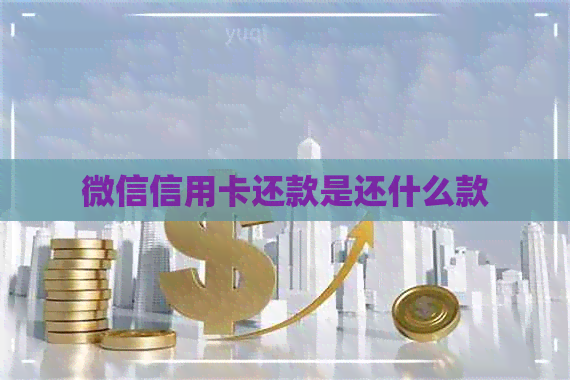 微信信用卡还款是还什么款