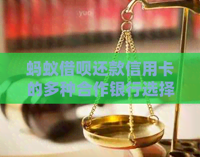 蚂蚁网贷还款信用卡的多种合作银行选择及还款流程详解