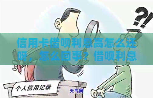 信用卡网贷利息高怎么还呀，怎么回事？网贷利息高过银行信用卡。