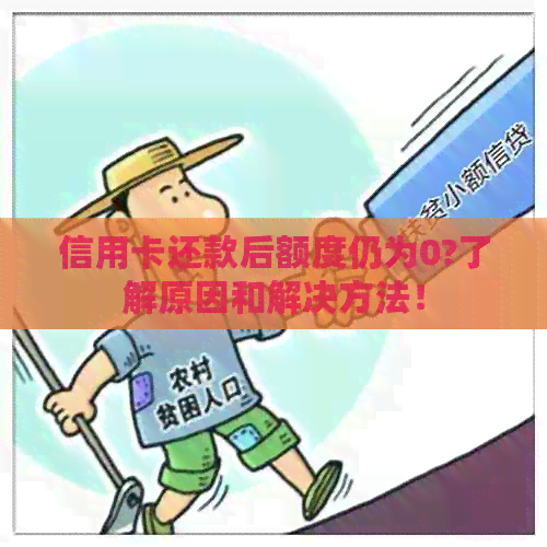 信用卡还款后额度仍为0?了解原因和解决方法！