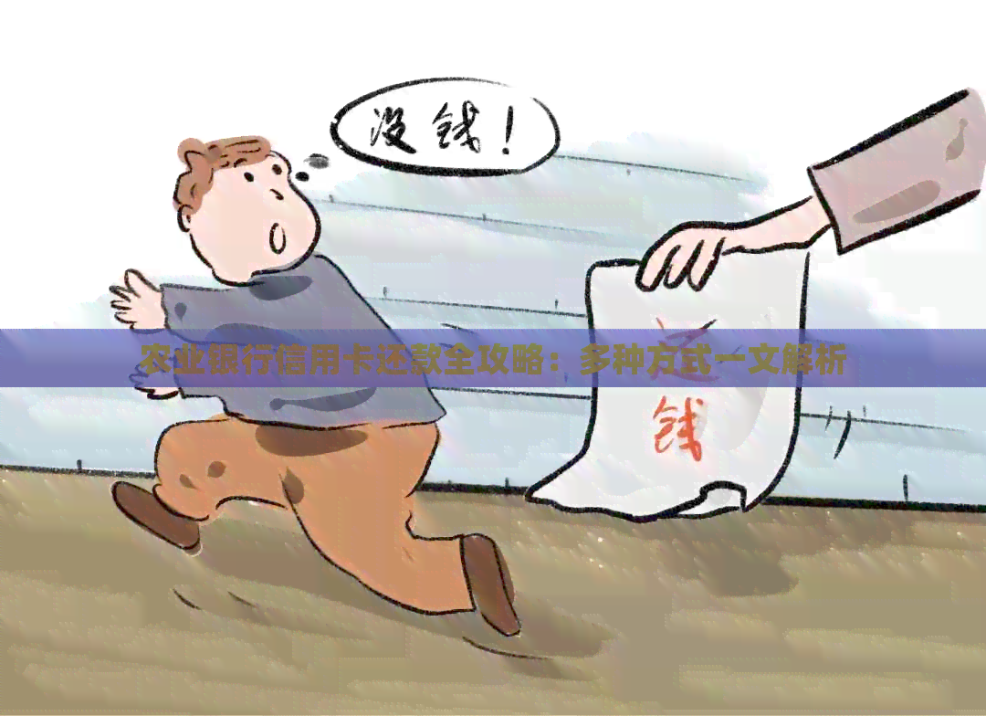 农业银行信用卡还款全攻略：多种方式一文解析