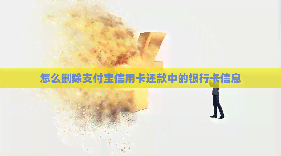 怎么删除支付宝信用卡还款中的银行卡信息