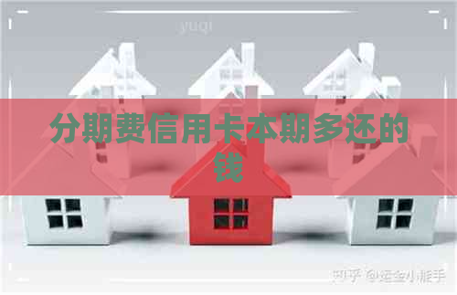 分期费信用卡本期多还的钱