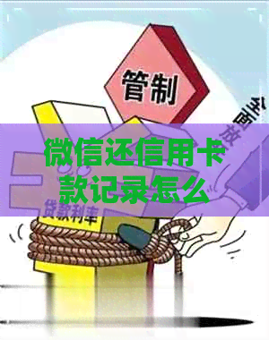 微信还信用卡款记录怎么查