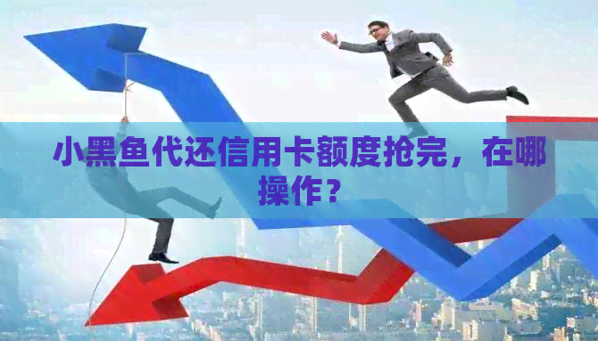 小黑鱼代还信用卡额度抢完，在哪操作？