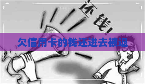 欠信用卡的钱还进去被退